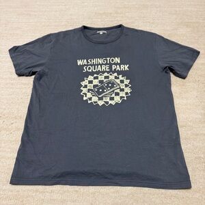 Knickerbocker NYC T-Shirt Washington Square Park Blue Men's XL Distressed